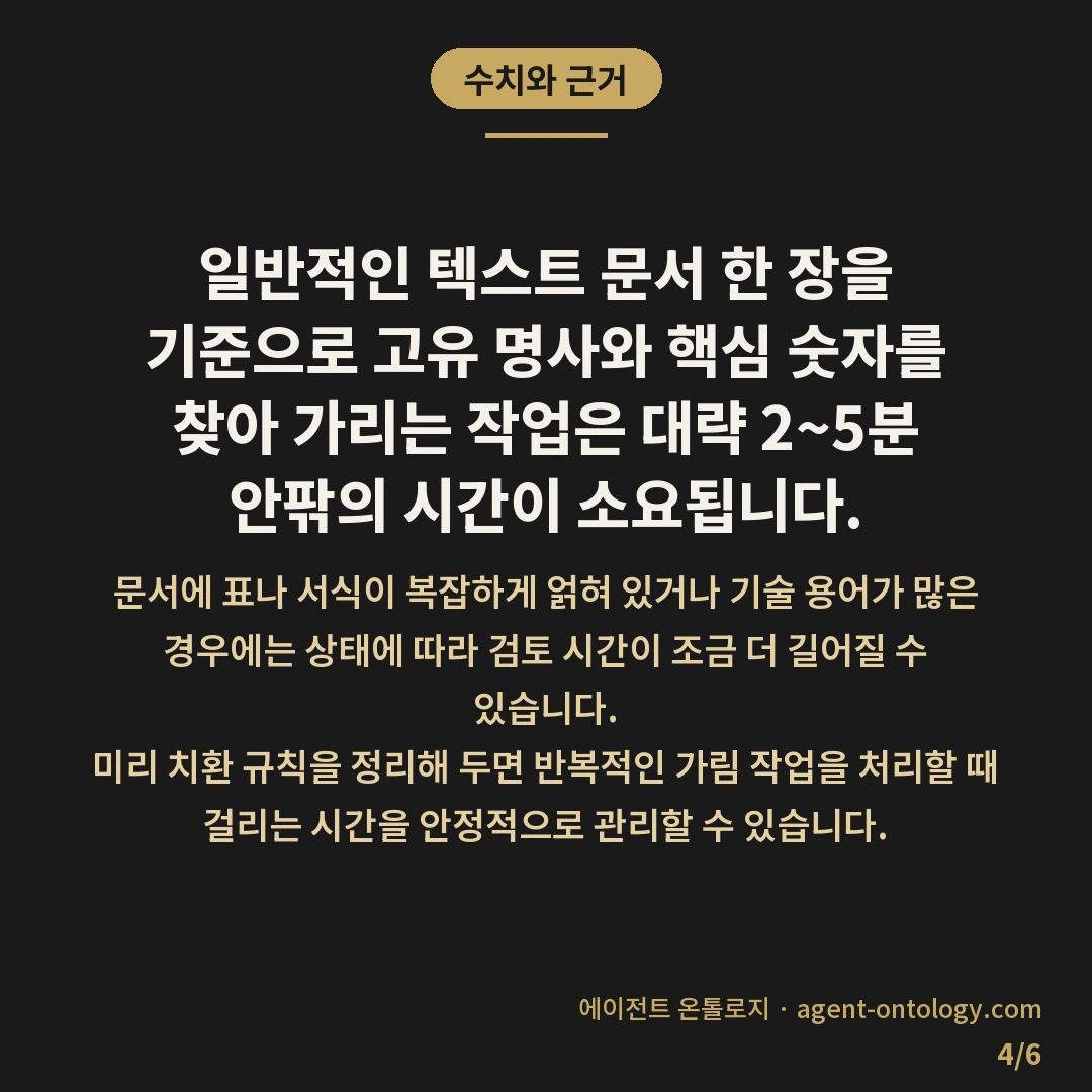 AI 도구 업로드 전 확인할 것 — 수치와 근거: 일반적인 텍스트 문서 한 장을