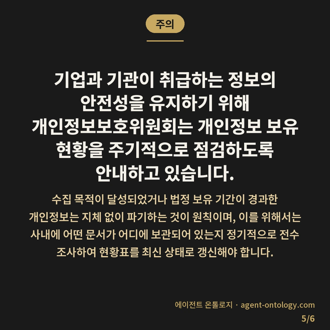 개인정보 포함 문서 찾아내는 해결법 — 주의: 기업과 기관이 취급하는 정보의