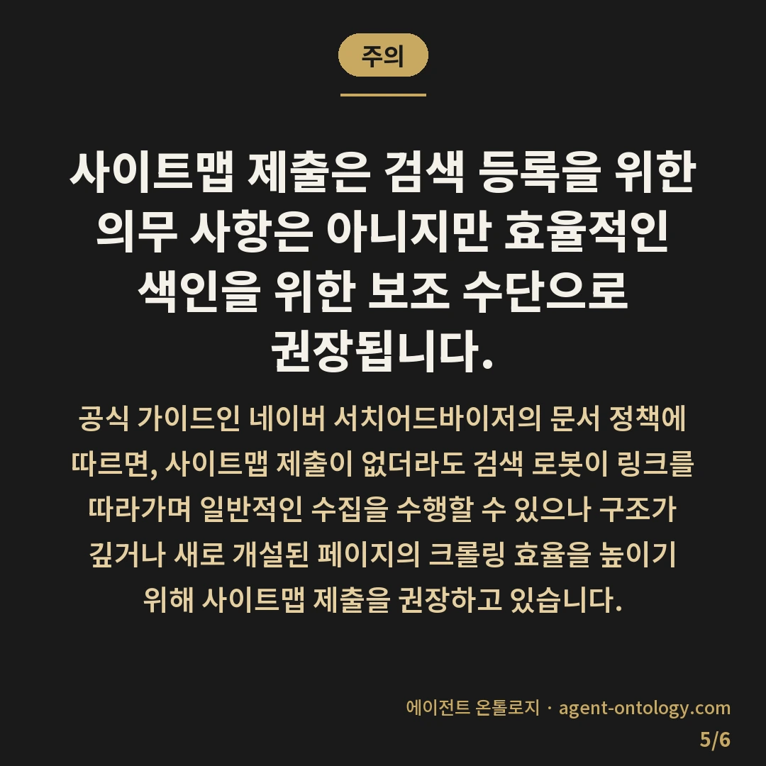 네이버 사이트맵 제출 방법과 등록 순서 — 주의: 사이트맵 제출은 검색 등록을